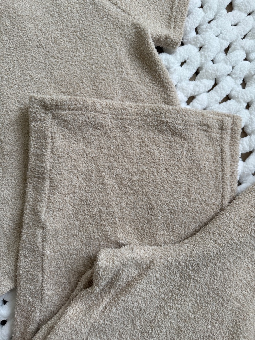 Aerie Offline 2 Piece Lounge Set Tan Size L NWOT - Picture 3 of 8